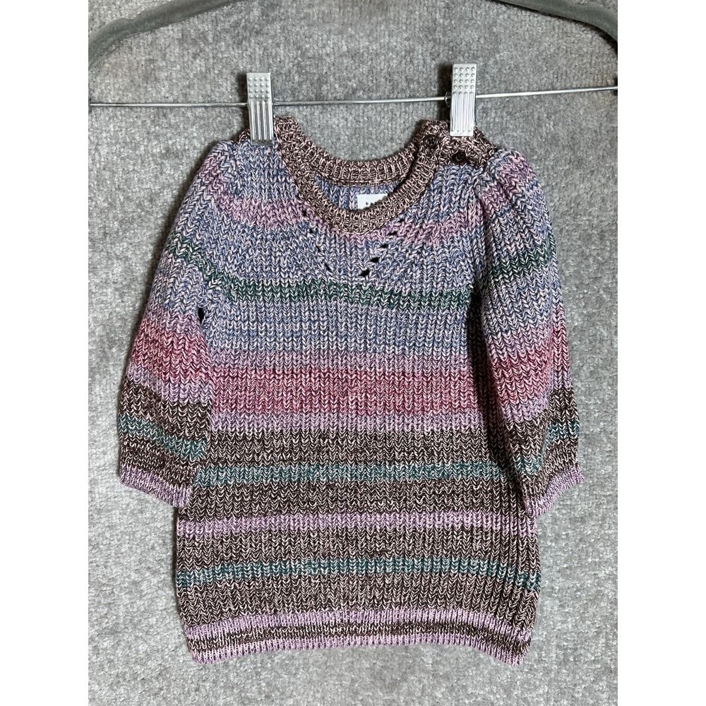 Baby Gap Shaker Stitch Chunky Knit Sweater Dress Infant Girl Sz 6-12 Months New